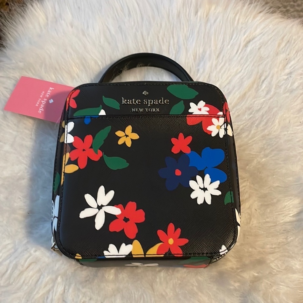 Kate Spade Floral Leather Crossbody NWT